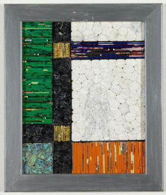 MIXED MEDIA: 'STUDY 6 AFTER MONDRIAN', MICHAEL JOHN SCOTT