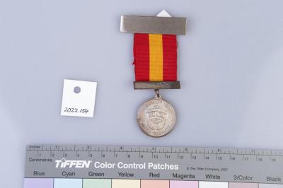 MEDAL WITH RIBBON: CITY OF SUBIACO ANNIVERSARY MEDAL MARCH 1952-1977