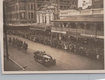 PHOTOGRAPH: THE DUKE OF YORK'S PROCESSION, WILLIAM STREET, PERTH