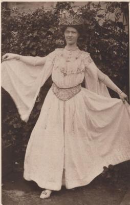 PHOTOGRAPH: KATIE SILVESTER IN FANCY DRESS, 1904