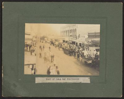 PHOTOGRAPH: PART OF GALA DAY PROCESSION, ROKEBY ROAD