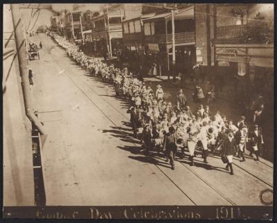 PHOTOGRAPH: CHILDREN'S PROCESSION, EMPIRE DAY CELEBRATION ROKEBY ROAD