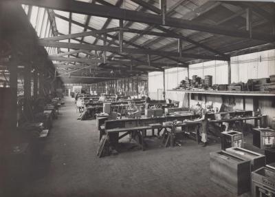 PHOTOGRAPH: INTERIOR OF METTERS FACTORY