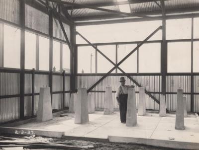 PHOTOGRAPH: BUILDING IN PROGRESS, METTERS FACTORY, MARCH 1937