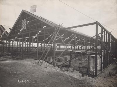 PHOTOGRAPH: BUILDING IN PROGRESS, METTERS FACTORY, MARCH 1937