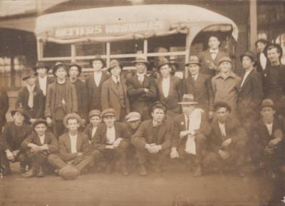 PHOTOGRAPH: GROUP OF METTERS' WORKERS