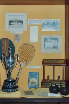 PHOTOGRAPH: DISPLAY: TENNIS AND BOWLING CLUBS