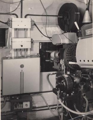 PHOTOGRAPH: PROJECTOR, REGAL THEATRE, CIRCA 1950