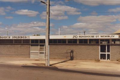 PHOTOGRAPH: BOSICH HOLDINGS FACTORY, ROYDHOUSE STREET