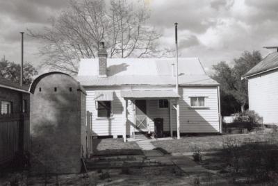 PHOTOGRAPH: ROSEBERY STREET COTTAGE EXTERIOR, REAR