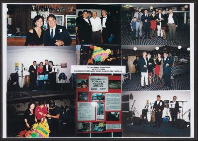 PHOTOGRAPH (COLLAGE): TONY COSTA AT COMMUNITY AID ABROAD EVENT, 1999