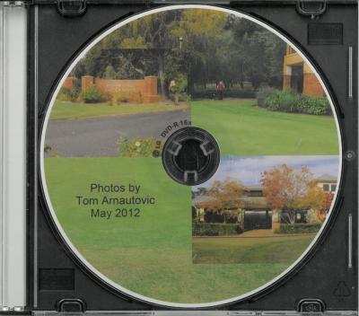 CLUBHOUSE AND COURSE PHOTOGRAPHS DVD