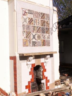 PHOTOGRAPH (DIGITAL): 'RUMI' HOUSE, RAILWAY ROAD, SUBIACO DURING DEMOLITIONS, 2005