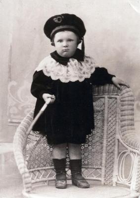 PHOTOGRAPH (COPY): ARTHUR JOSEPH NELSON AS A CHILD