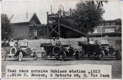 PHOTOGRAPH: TAXI RANK OUTSIDE SUBIACO STATION