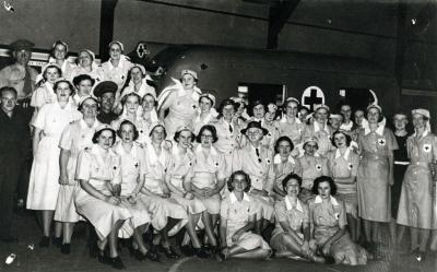 PHOTOGRAPH (COPY): SUBIACO VOLUNTARY AID DIVISION, DRILL HALL, NICHOLSON ROAD