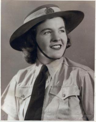 PHOTOGRAPH: PORTRAIT OF LAUREL BALDING IN UNIFORM