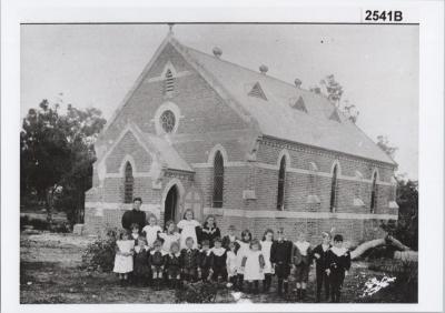 PHOTOGRAPH (COPY): PRESBYTERIAN CHURCH, BAGOT ROAD, SUBIACO, CIRCA 1898