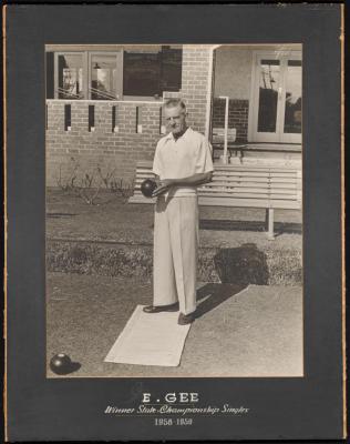 PHOTOGRAPH: SUBIACO BOWLING CLUB, E. GEE, 1959