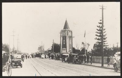 POSTCARD: SUBIACO FALLEN SOILDERS WAR MEMORIAL - UNVEILING