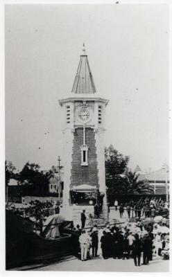 PHOTOGRAPH (COPY): UNVEILING OF SUBIACO WAR MEMORIAL