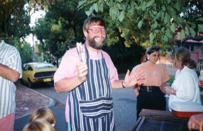 PHOTOGRAPH: STREET PARTY IN CHESTER STREET, DECEMBER 1990