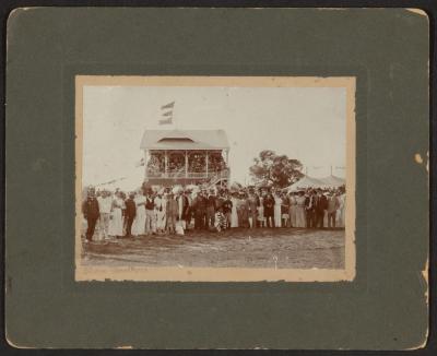 PHOTOGRAPH: GRANDSTAND AT SUBIACO OVAL, 1909 OR LATER