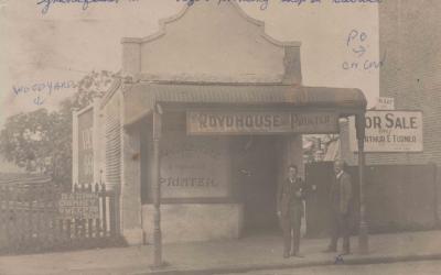 POSTCARD: ROYDHOUSE PRINTING SHOP, ROKEBY ROAD