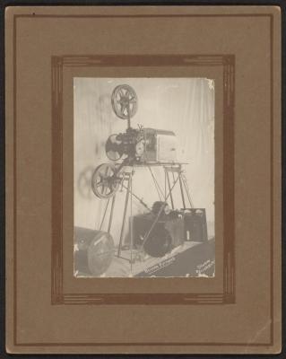 PHOTOGRAPH: PADDY BAKER'S PROJECTION EQUIPMENT, CIRCA 1930