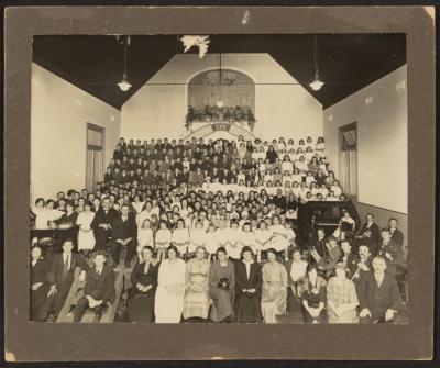 PHOTOGRAPH: SUNDAY SCHOOL ANNIVERSARY AT CHURCH OF CHRIST