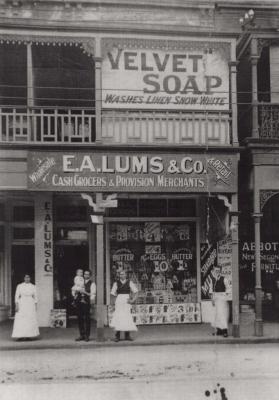 PHOTOGRAPH: LUMS & CO, GENERAL STORE, SUBIACO, CIRCA 1916