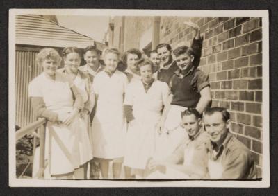 PHOTOGRAPH: CALYX POTTERY WORKERS