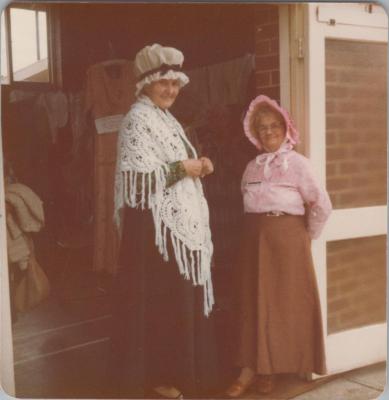 PHOTOGRAPH: TWO WOMEN, FROM THE ALBUM OF DERBY ROAD CHURCH SESQUICENTENARY 1829-1979