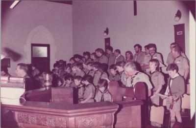 PHOTOGRAPH: SHENTON PARK SCOUT GROUP, FROM ALBUM CONGREGATIONAL CHURCH, BAGOT ROAD