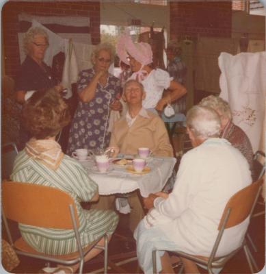 PHOTOGRAPH: MORNING TEA, FROM THE ALBUM OF DERBY ROAD CHURCH SESQUICENTENARY 1829-1979