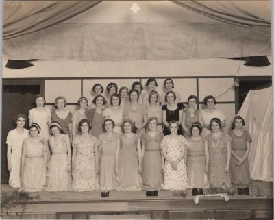 PHOTOGRAPH: CONCERT OF THE SEASONS, 1933, FROM ALBUM OF PHOTOGRAPHS METHODIST CHURCH DERBY ROAD