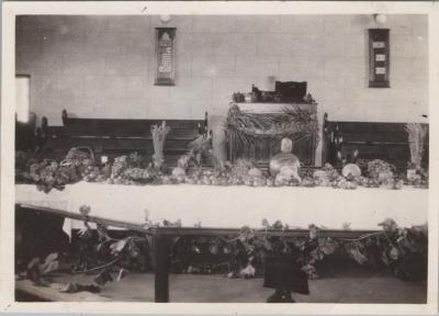 PHOTOGRAPH: HARVEST FESTIVAL 1936, FROM ALBUM OF PHOTOGRAPHS METHODIST CHURCH DERBY ROAD