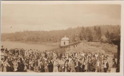 PHOTOGRAPH: CORONATION DAY LOYALTY RALLY, MUNDARING WEIR 1937, FROM ALBUM OF PHOTOGRAPHS METHODIST CHURCH DERBY ROAD