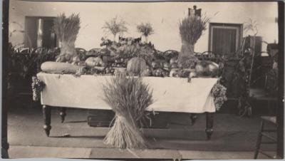 PHOTOGRAPH: HARVEST THANKSGIVING 1926, FROM ALBUM OF PHOTOGRAPHS METHODIST CHURCH DERBY ROAD