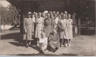 PHOTOGRAPH: GROUP OF LADIES, FROM ALBUM OF PHOTOGRAPHS METHODIST CHURCH DERBY ROAD