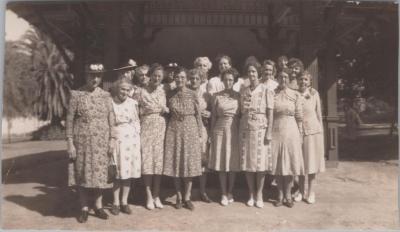 PHOTOGRAPH: GROUP OF LADIES, FROM ALBUM OF PHOTOGRAPHS METHODIST CHURCH DERBY ROAD