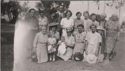 PHOTOGRAPH: GROUP OF LADIES, FROM ALBUM OF PHOTOGRAPHS METHODIST CHURCH DERBY ROAD