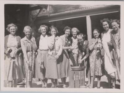 PHOTOGRAPH: GROUP OF LADIES, FROM ALBUM OF PHOTOGRAPHS METHODIST CHURCH DERBY ROAD