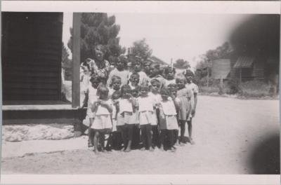 PHOTOGRAPH: WOMAN WITH CHILDREN, FROM ALBUM OF PHOTOGRAPHS METHODIST CHURCH DERBY ROAD