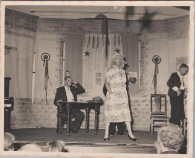 PHOTOGRAPH: STAGE PLAY ACT, FROM ALBUM OF PHOTOGRAPHS METHODIST CHURCH DERBY ROAD