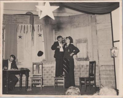 PHOTOGRAPH: STAGE PLAY ACT, FROM ALBUM OF PHOTOGRAPHS METHODIST CHURCH DERBY ROAD