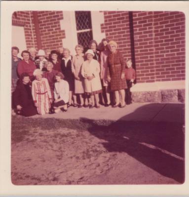PHOTOGRAPH: DERBY ROAD LADIES GUILD 1973, FROM ALBUM OF PHOTOGRAPHS METHODIST CHURCH DERBY ROAD