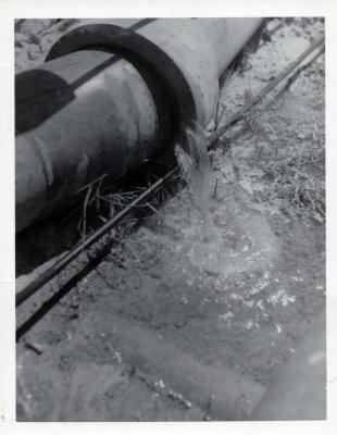 PHOTOGRAPH: HUMES PIPE TESTING ON SITE, SUBIACO