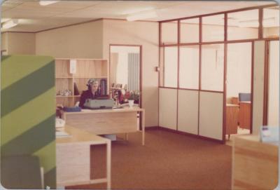 PHOTOGRAPH: HUMES OFFICE INTERIOR CIRCA 1978