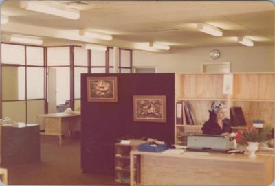 PHOTOGRAPH: HUMES OFFICE INTERIOR CIRCA 1978